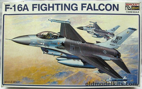 Hasegawa 1/32 F-16A Fighting Falcon - Plus Thunderbirds Decals, 1202 plastic model kit